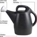 Chapin 47998 Watering Can, 2 Gallon, Indoor and Outdoor Plants, Lawn, Garden, Removable Nozzle, Drip-Free Sprinkler Head, Recycled Plastic, Black