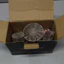 20 Pcs Abrasive Flap Wheel Sander Set, 80 Grits Drill Sander Attachment with 1/4 Inch Hex Shank, Die Grinder Sanding Wheel Accessories 10 Sizes