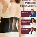 Momcozy Ergowrap Postpartum Belly Band for C-Section Recovery and Vaginal Birth, Abdominal Binder with 3D Lifting & Ergonomic Back Support, Seamless Belly Wrap Shapewear for Post Surgery Recovery, Standard - Black, Standard XX-Large