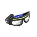 LED Glasses Rechargeable Headlight with Motion Sensor and Touch Control, 5 Modes USB C Lighted Glasses for Night Running,Camping, Fishing, Cycling, Hiking, Hands-Free Lighting (Blue)