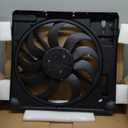 ApplianPar Engine Radiator Cooling Fan Assembly for Jeep Wrangler 2012-2017 Wrangler JK 2018 3.6L