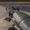 Motorcycle Rear Luggage Rack Passenger Grab Bar Compatible with Triumph Street Twin 900 (2016-2022) Speed Twin 900 (2023-2024) Black Cargo Carrier Support Solo Seat Shelf