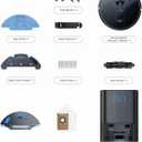 Robot Vacuum and Mop Combo, 5000Pa Robotic Vacuum with Self Emptying Dock for 60 Days, Smart Lidar Navigation Robot Vacuum Cleaner, Mapping, APP/Voice Control for Per Hair, Hard Floor and Carpet