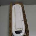 Creative Co-Op Marble Snowman Shaped Cheese and Cutting Board, White and Black