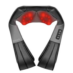 Nekteck Shiatsu Neck Massager with Heat for Pain Relief Deep Tissue, Valentines Day Gifts for Him Her Relaxation Tools, FSA Eligible Back Shoulder Kneading Massage Pillow, HSA Eligible (NOT Cordless)