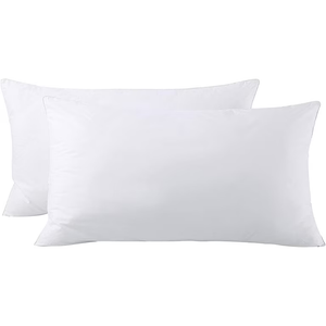 Bed Pillows (Pack of 2, White), 17"x33" Soft King Bed Sleeping Pillow