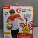 Whoobli Punching Bag for Kids and Toddler Incl Boxing Gloves| 3-10 Years Old Adjustable Kids Punching Bag with Stand| Sports Toy for Boys| Ideal Christmas Birthday Gift for Children; New 2025 (Red White)