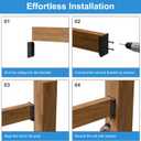 30pcs Deck Railing Bracket connectors for 2x4 Railing Wood Posts with Wood Screws (30pcs)