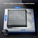 Honeycomb Laser Bed 500500mm Honeycomb Working Panel for Heat Dissipation and Desktop-Protecting, Honeycomb Working Table with Aluminum Panel for Most Laser Cutter