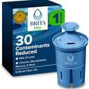 Brita Elite Water Filter Replacement for Pitchers and Dispensers, BPA-Free, Reduces 99% of Lead, Lasts Six Months or 120 Gallons, Includes 12 Pitcher Replacement Filter
