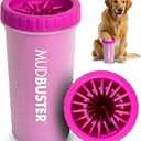 Dexas MudBuster Portable Large Dog Paw Cleaner, Fuchsia - Premium Pet Supplies and Accessories