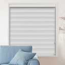 Home Goods Made in USA Custom-Cut Size Zebra Blinds for Indoor Windows Light Filtering & Room Darkening Shades Roller Shades Patio Glass Patio Door Blinds