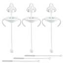 Sippy Cup Conversion Kit for Philips Avent Natural Baby Bottles, Weighted Straw Replacement Kit with Spout Nipples, Bottle Handle, 6+ Months, Set of 3