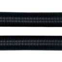 Pair of 2" Garage Door Torsion Springs with Non-Slip Winding Bars, Quality Precision Electrophoresis Black Coated, Minium Life 18,000 Cycles (.262 x 2 x 36)