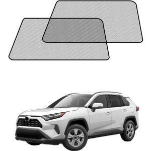 Car Window Shades for Toyota RAV4(2019-2025), 2-Pack Rear Window Sun Shades for Baby  Breathable Mesh, UV & Heat Blocker, Privacy Protection for Camping, Travel, Sleep & Nursing