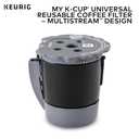 Keurig My K-Cup Universal Reusable Filter MultiStream Technology - Gray