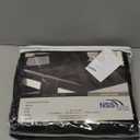 Niagara Satin Queen Bed Sheet Set 4 Pieces Black Silky Smooth Bridal Satin Deep