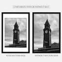 Wiscet 20x30 Picture Frame Set of 3, Display Pictures 18x24 with Mat or 20 x 30 Poster Frame without Mat, Wall Gallery Photo Frames, Black