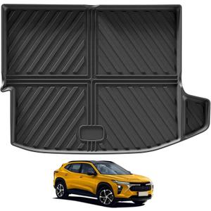 SMABEE Custom Fit for 2024 2025 Chevy Trax Cargo Liner TPE All Weather Cargo Mat for Chevrolet Chevy Trax 2024 2025 Accessories Trunk Mat Heavy Duty Boot Liner Interior Black