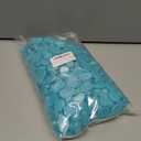 520 PCS Glow Stones, Glow in Dark Gardon Pebbles Luminous Rocks for Walkways Yard Aquarium Fish Tank Decoration Powered by Light and Solar (Light Blue)