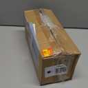 JUXYES Pack of 3 Ceramic Silverware Holder For Party Table, White Cutlery Holder Holder With Golden Metal Bracket, Small Flatware Caddy Organizer Utensil Holder Organizer for Kitchen Dining Tables