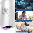 iPhone Charger Fast Charging, Type C Wall Charger Block Plug and 10ft USB C to Lightning Cable Cord Long, Adapter Cube Brick Box for Apple iPhone 14 Pro Max/14 Plus/13 Pro/12 Mini/11/XS/XR/X/iPad Air