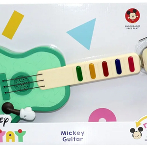 Disney Hooyay Mickey Mouse Musical Guitar Rock n Swap Early Learning Toys for Ages 18 Months and Up, Multicolor (20235)