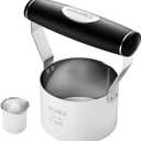 HULISEN 3 inch Biscuit Cutter, Stainless Steel Round Cookies Cutter with Soft Grip Handle, Gift Package