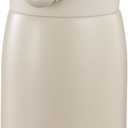 9 oz Mini Water Bottle Small Stainless Steel Thermoses - Insulated Vacuum, Leak Proof, Keeps Drinks Hot/Cold - Ideal for Coffee, beverage, Water - White