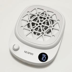 Neaphy Rechargeable Nail Dust Collector Nail Tech, Compact Vacuum Fan Dust Collector for Nails, Cordless Dust Suction Machine Manicure Pedicure Tool for Acrylic Nail Polishing, 30PCS Filter Papers