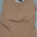 CHICME Womens Long Sleeve Zipper Slit Oversized Sweatshirt Casual Pullover Zipper Hoodies Fall Clothes (Large, Brown)