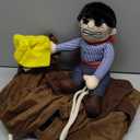 DELIFUR Dog Halloween Costume Funny Dog Cowboy Riding Costume Pet Costume Cat Suit Cowboy Rider Style for Small Medium Large Dogs (Cowboy, X-Large)