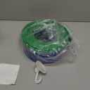 Flexible Race Car Track 15 Ft Starter Set with Suction Cups Compatible with Diecast 1/64th Car for Ages 3 & Up Track Long Rolls Up Portable Racetrack (Blue&Green)