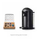 Nespresso Vertuo Plus Coffee and Espresso Maker by Breville, Ink Black with Aeroccino Milk Frother