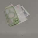 TOCOL Magnetic for iPhone 12 Case, Upgraded [Full Camera Protection] [Compatible with Magsafe] [15FT Military Grade Protection] Bumper for iPhone 12 6.1, Light Green