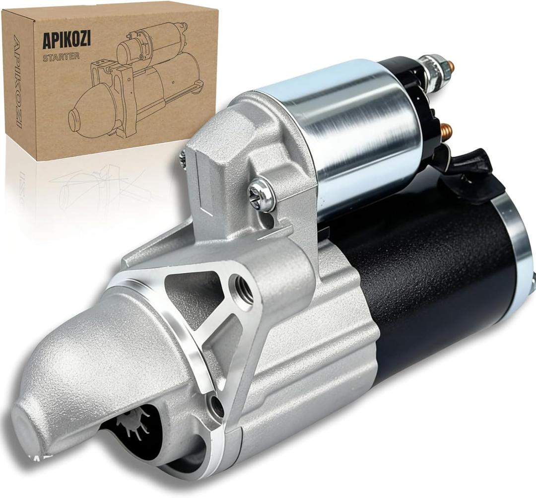 19260N Starter Motor Fit for Ford F-150 3.5L/3.7L V6 2011-2019, Expedition 3.5L V6 2015-2017, Transit-150/250/350 2015-2023, Mustang 3.7 V6 2011-2017#M0T39571ZC, CK4Z11002A