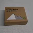 KeaBabies 2-Pack Organic Crib Sheets for Boys, Girls - 52x28 Fitted Crib Mattress Sheet Neutral, Breathable Jersey Cotton Cover for Baby Bed, Toddler Mattress, Soft & Cute Prints (Woodland)