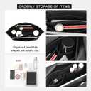 LOUKAYCCI Felt Purse Organizer Insert for Longchamp Le Pliage M Handbag Insert (Medium, Black)
