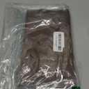 SpaceDresser Sheer Voile Window Treatment Rod Pocket Curtain Panels for Kitchen Bedroom Living Room Drapes Sunlight Filtering Privacy Semi Home Decor Assorted (Brown, 52 W x 54 L)