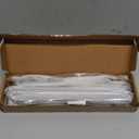 KNOBWELL 6 Pack 7-6/19 in Black Cabinet Handles Round, Modern T Bar Kitchen Cupboard Handles Dresser Drawer Pulls, 10 inch Overall Length