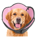 ROZKITCH Dog Cone Adjustable Soft Dog Cone Collar E Collar for Small Medium Large Dogs After Surgery Pink L