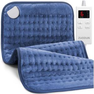Blue Heating Pad Perfect Christmas, Mothers Day & Birthday Gifts for Women, Mom, Grandma, Soothing Electric Heat Wrap, Cozy Stocking Stuffer & White Elephant Gift