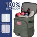 Cooler Backpack, 30 Can Backpack Cooler 4-Sided Cold Retention Technology, Lightweight & Hands-Free for Beach, Camping