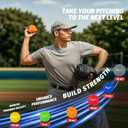 ZELUS Weighted Baseball Set with Seams for Hitting Pitching, Plyometric Baseballs with Carry Bag, Variable Weighted Balls for All Skill Levels