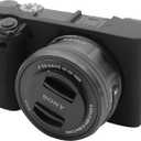 Easy Hood Case for Sony Alpha A6100 A6300 A6400 ILCE-6100 ILCE-6300 ILCE-6400 Digital Camera, Anti-Scratch Soft Silicone Housing Protective Cover Protector Skin (Black)