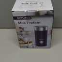 SIMPLETASTE Milk Frother, 4-in-1 Electric Milk Steamer, Automatic Warm and Cold Foam Maker and Milk Warmer for Latte, Cappuccinos, Macchiato (Blue)