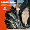 Campfire Tripod for Cooking, Outdoor Camp Fire Cooking Equipment for Dutch Oven Tripod, Portable and Foldable Fire Pit Stand, Heavy Duty Cooking Tripod