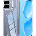 FNTCASE for Google Pixel 10-Pro-Fold Case: for Pixel 10-Pro-Fold Military Grade Drop Protection Anti Yellowing Cell Phone Cover - Transparent Protective Rugged Shockproof Phonecase, Clear