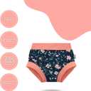 ALVABABY Swim Diapers 3pcs Baby & Toddler Reusable Waterproof Swimming Diaper for Boy's and Girl's for Swim Classes 3XBS01-3-4T