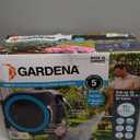 GARDENA Retractable Garden Hose Reel - 115 Feet - Auto Retract Hose Reel with 180 Swivel Wall Mount - Heavy Duty - Integrated Spray Nozzle - 18630
